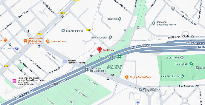 Plan d'accès au CSEC EDF SA
